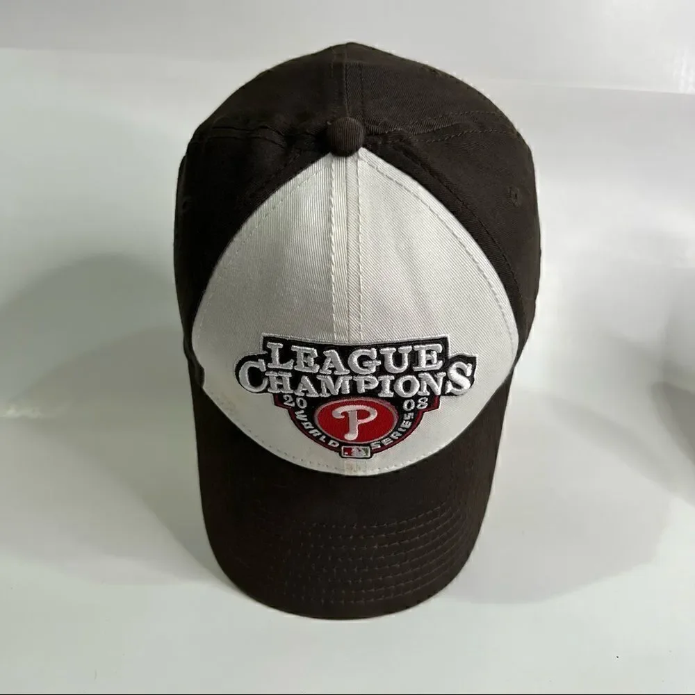 New Era child/youth Black and White Philadelphia Phillies 2008 World Champ hat
